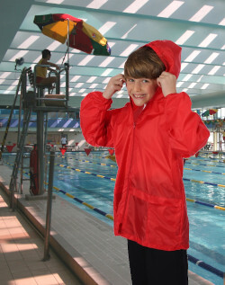 anorak pool nylon top for swimming lessons